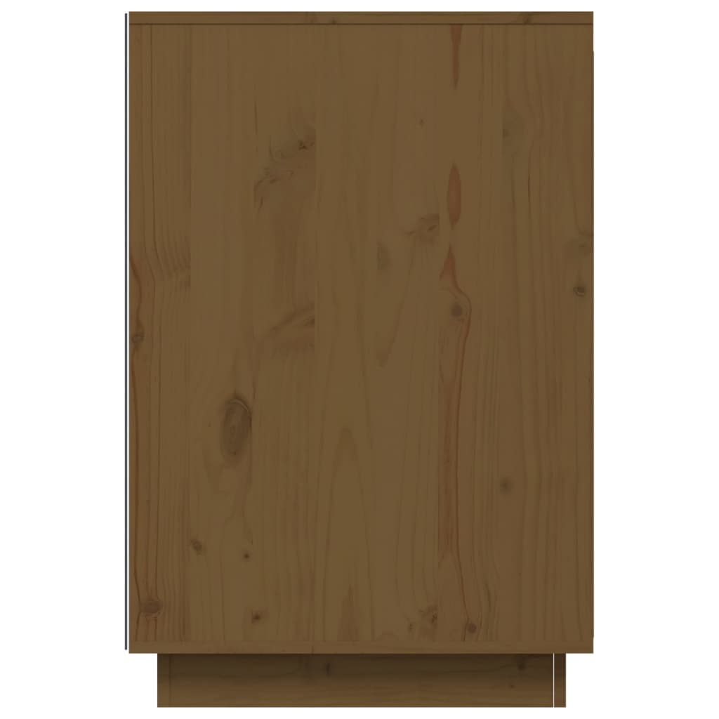 Schreibtisch Honigbraun 140x50x75 cm Massivholz Kiefer