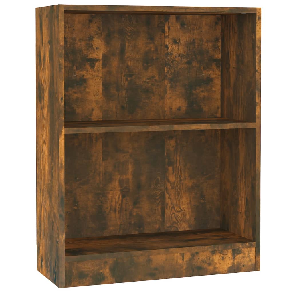 Bookcase smoked oak 60x24x74.5 cm wood material