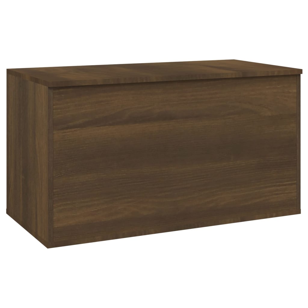Storage chest brown oak look 84x42x46 cm made of wood