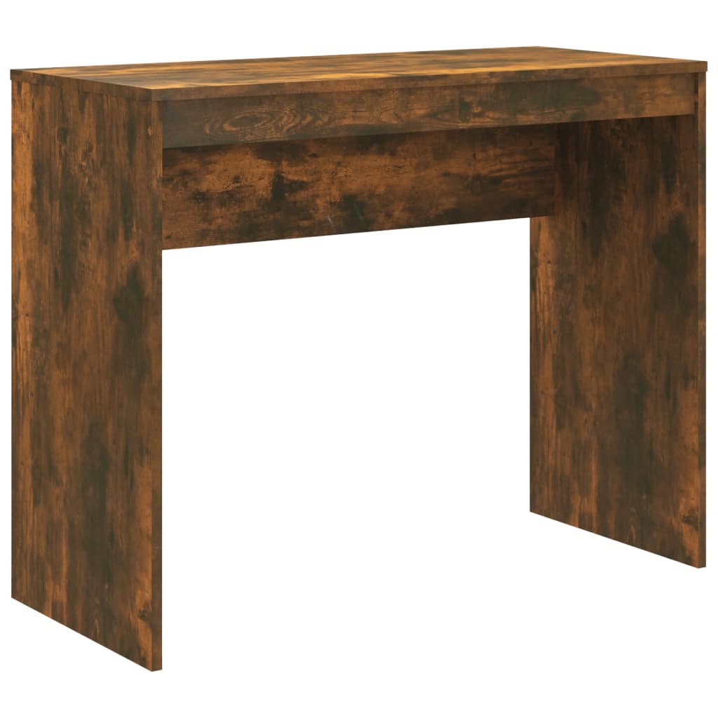 Desk smoked oak 90x40x72 cm wood material