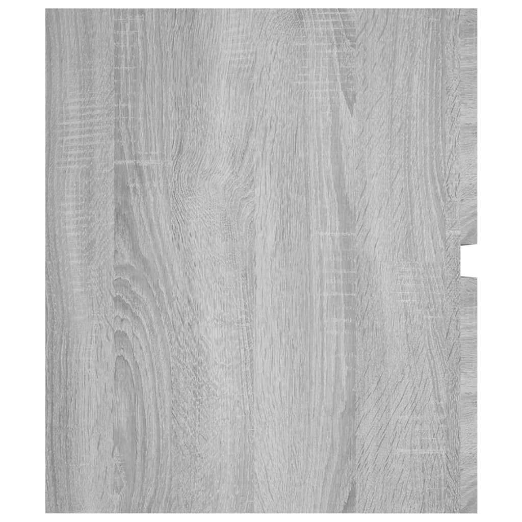 Washbasin cabinet gray Sonoma 100x38.5x45 cm made of wood