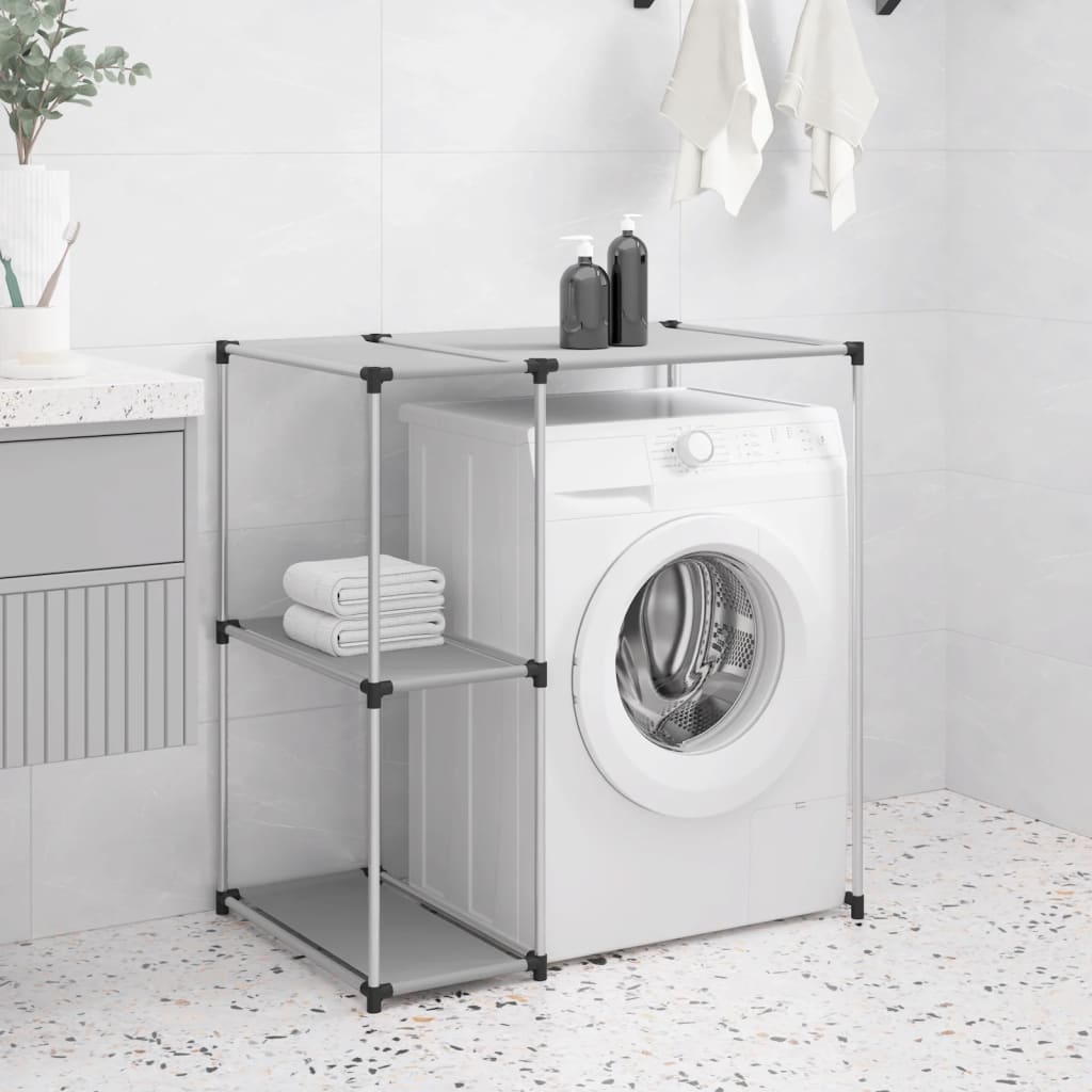Washing machine shelf gray 87x55x90.5 cm iron