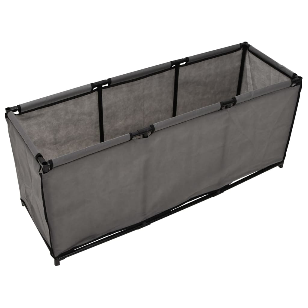 Small animal cage gray 105x34.5x45 cm fabric