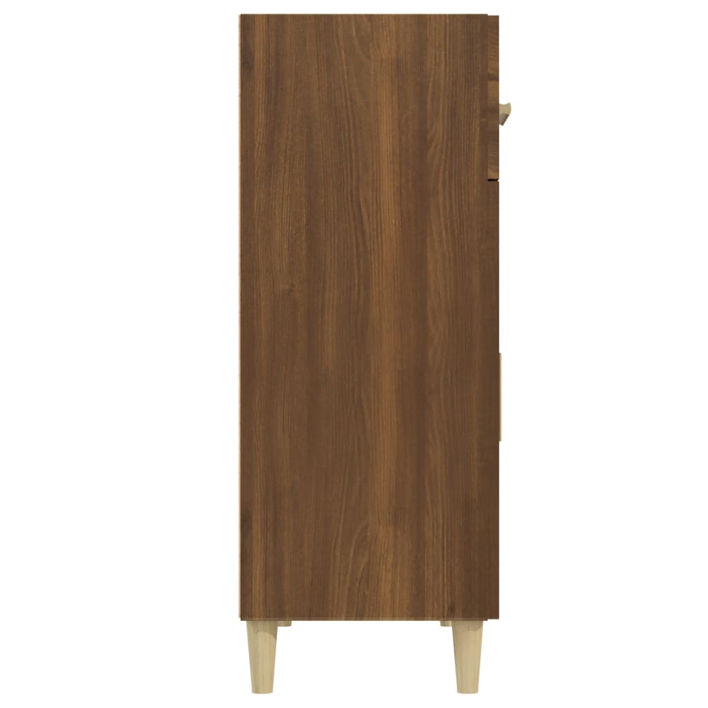 Sideboard Braun Eichen-Optik 69,5x34x89 cm Holzwerkstoff