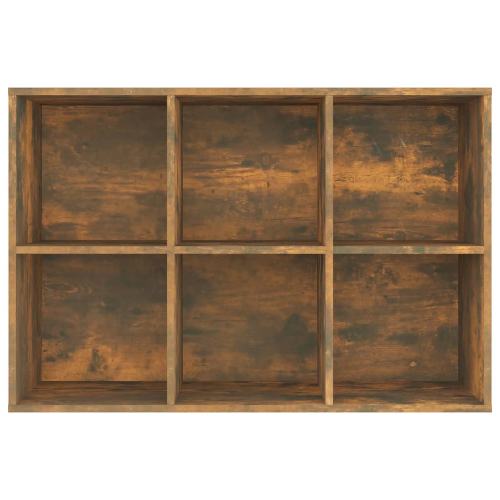 Bücherregal/Sideboard Räuchereiche 66x30x98 cm Holzwerkstoff