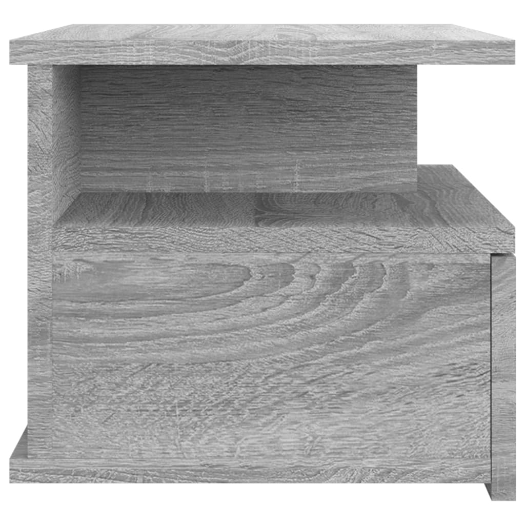 Nachttisch Hängend Grau Sonoma 40x31x27 cm Holzwerkstoff