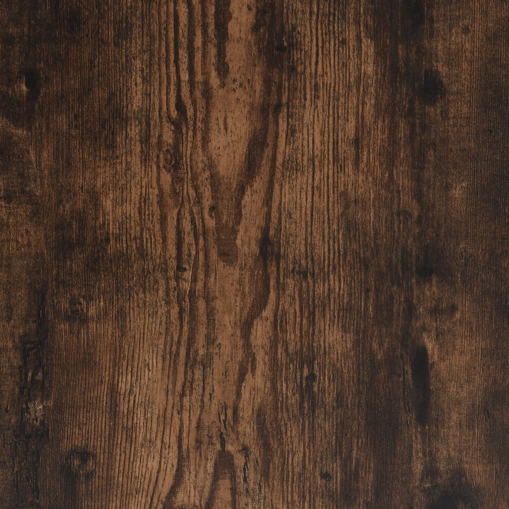 Corner desk smoked oak 200x50x76 cm wood material