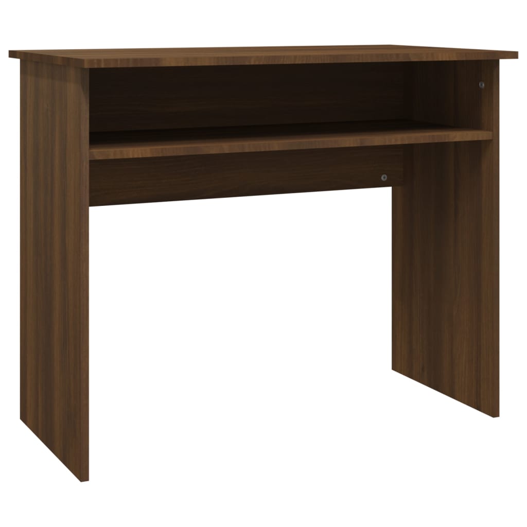 Desk brown oak look 90x50x74 cm wood material