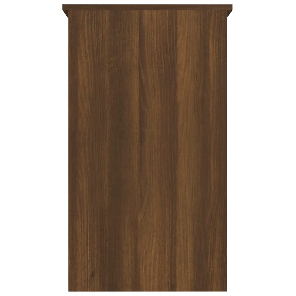 Desk brown oak look 90x45x76 cm made of wood