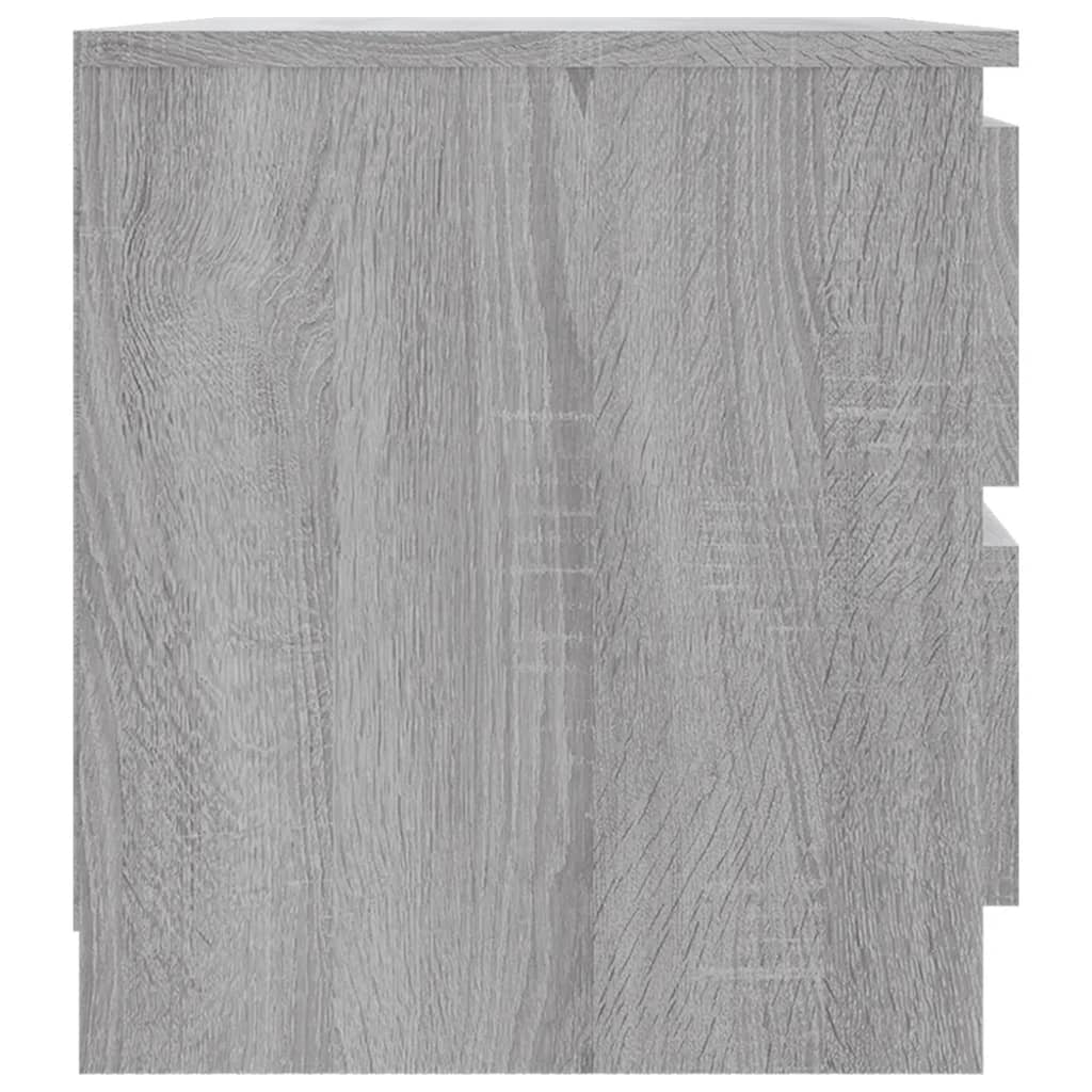 Nachttisch Grau Sonoma 50x39x43,5 cm Holzwerkstoff
