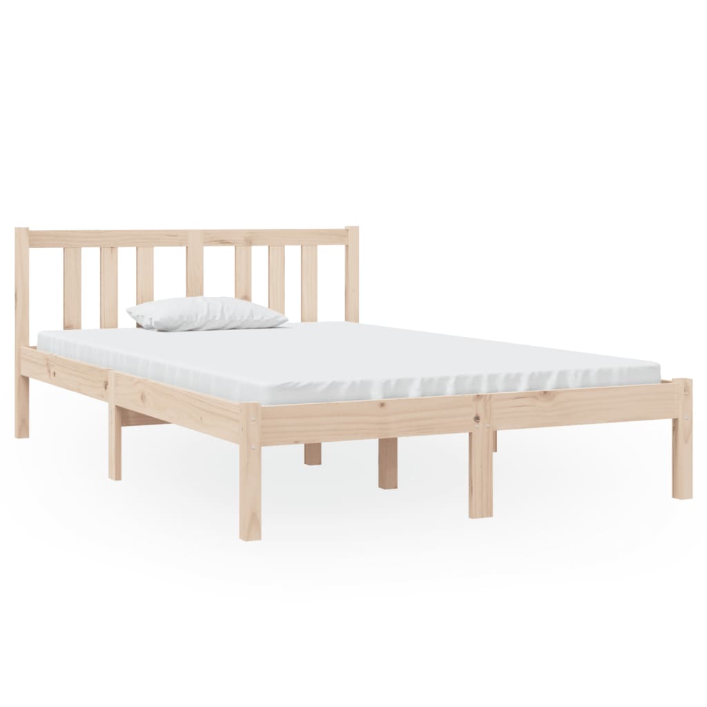 Solid wood bed 120x190 cm 4FT Small Double