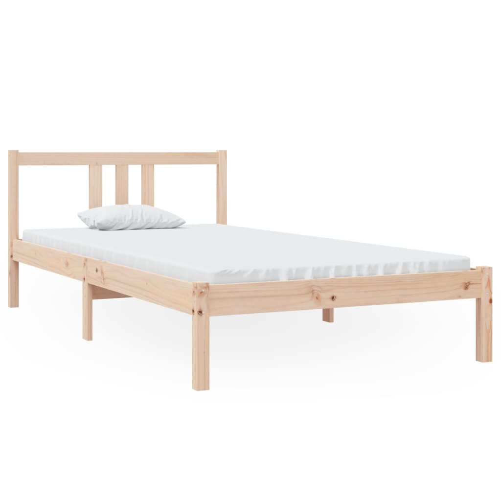 Solid wood bed 100x200 cm