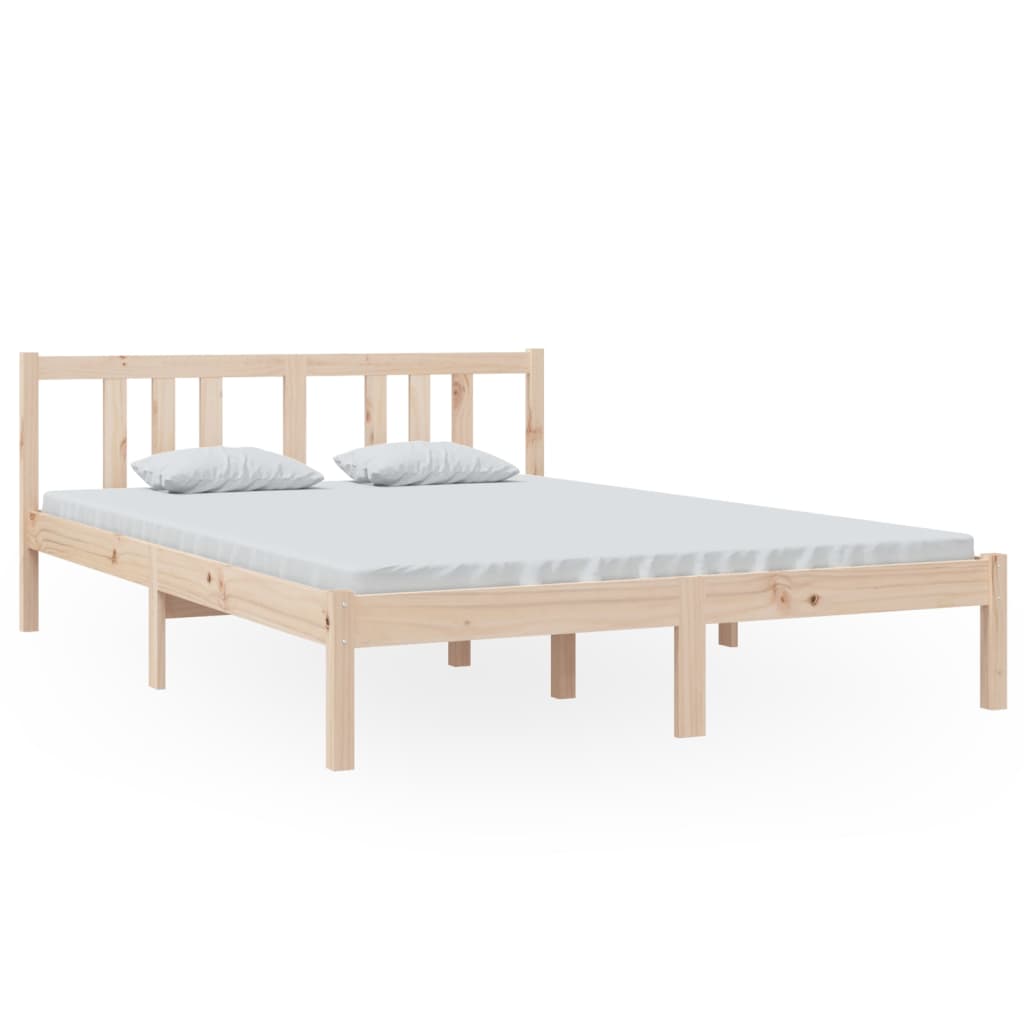 Solid wood bed 140x200 cm