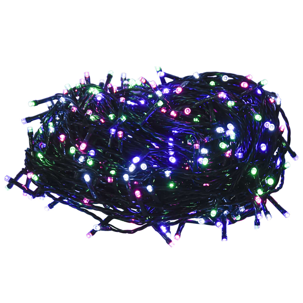 LED fairy lights with 150 LEDs pastel multicolored 15 m PVC