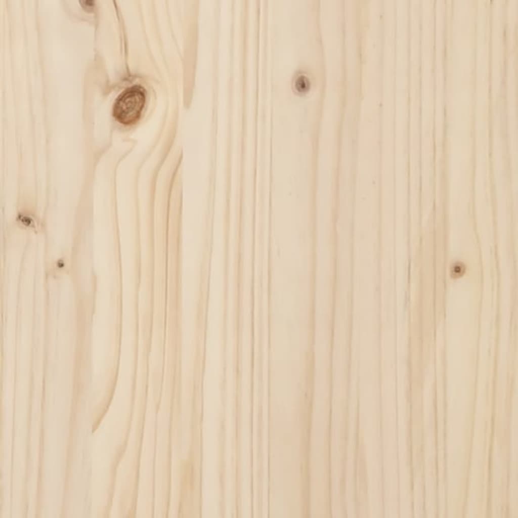 Headboard 183.5x3x81 cm solid pine wood