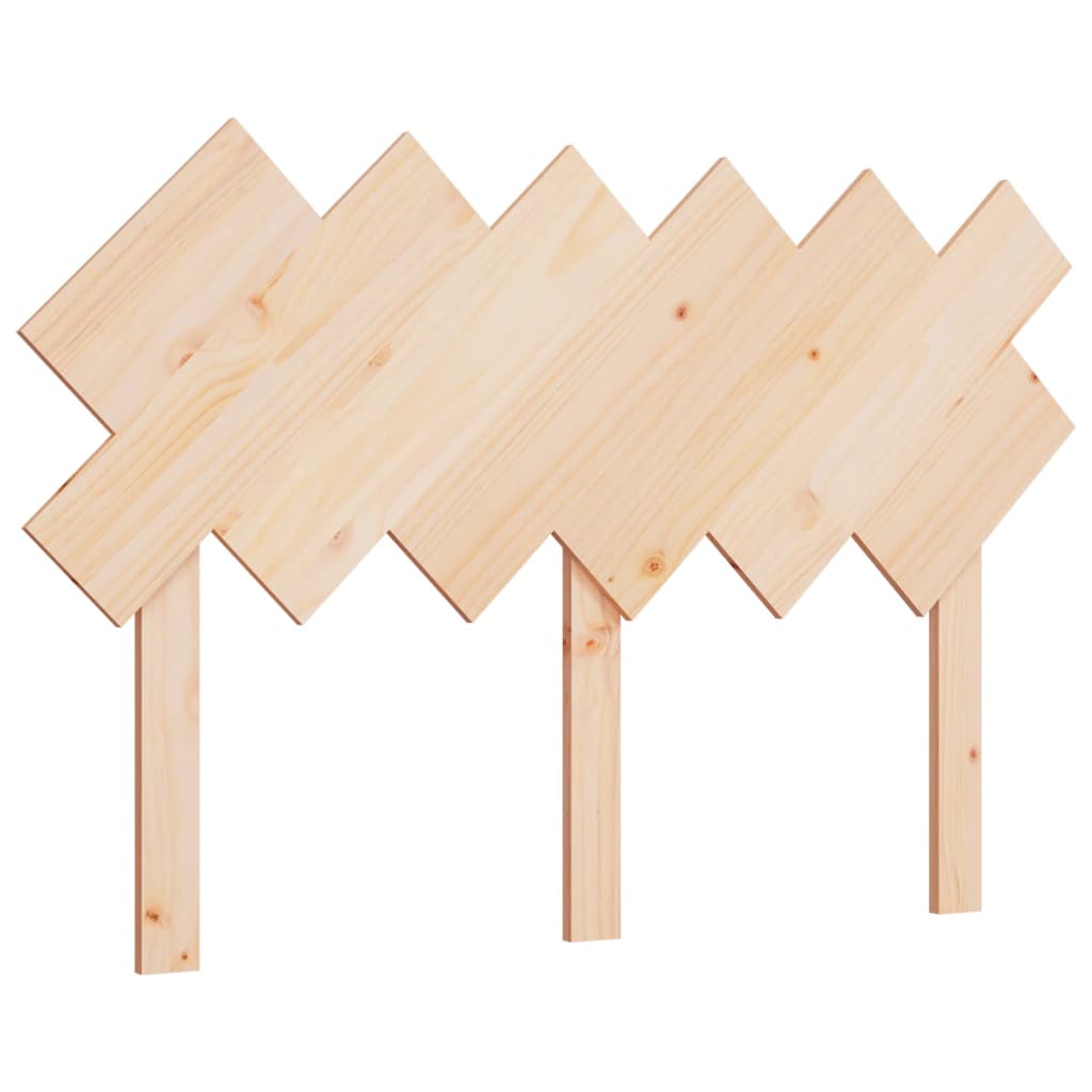 Bed headboard 122.5x3x80.5 cm solid pine wood