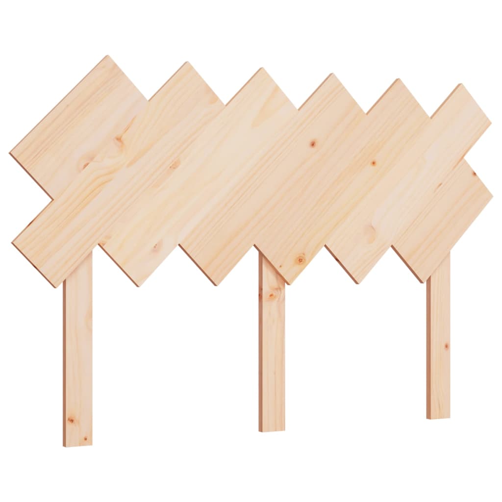 Bed headboard 132x3x81 cm solid pine wood