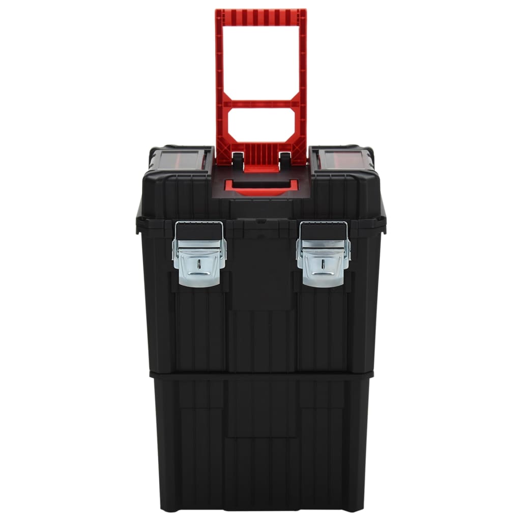 Tool trolley black and red polypropylene
