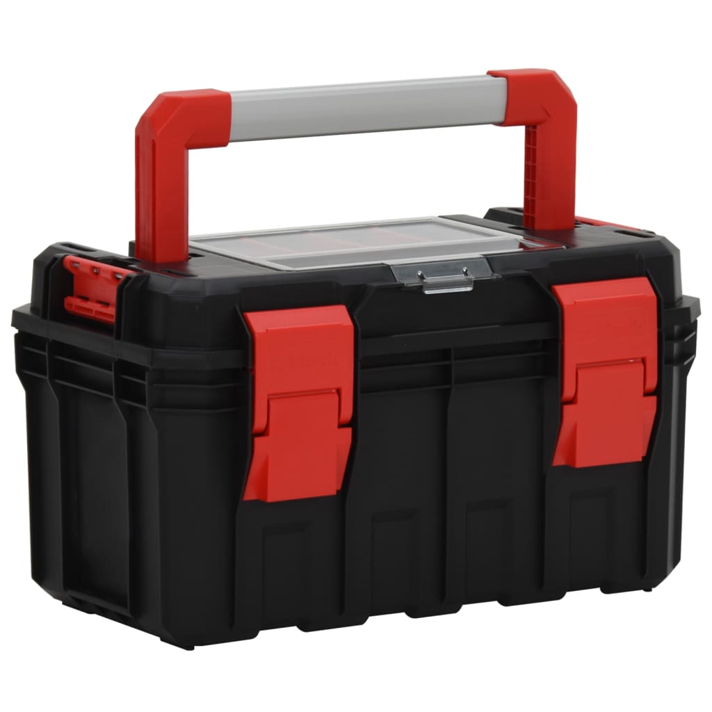 Tool case black and red 45x28x26.5 cm