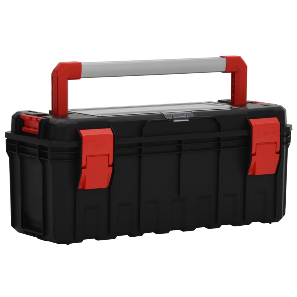 Tool case black and red 65x28x31.5 cm