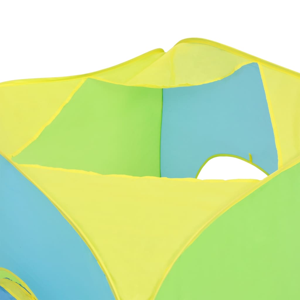 Children's play tent with 350 balls, multicolored