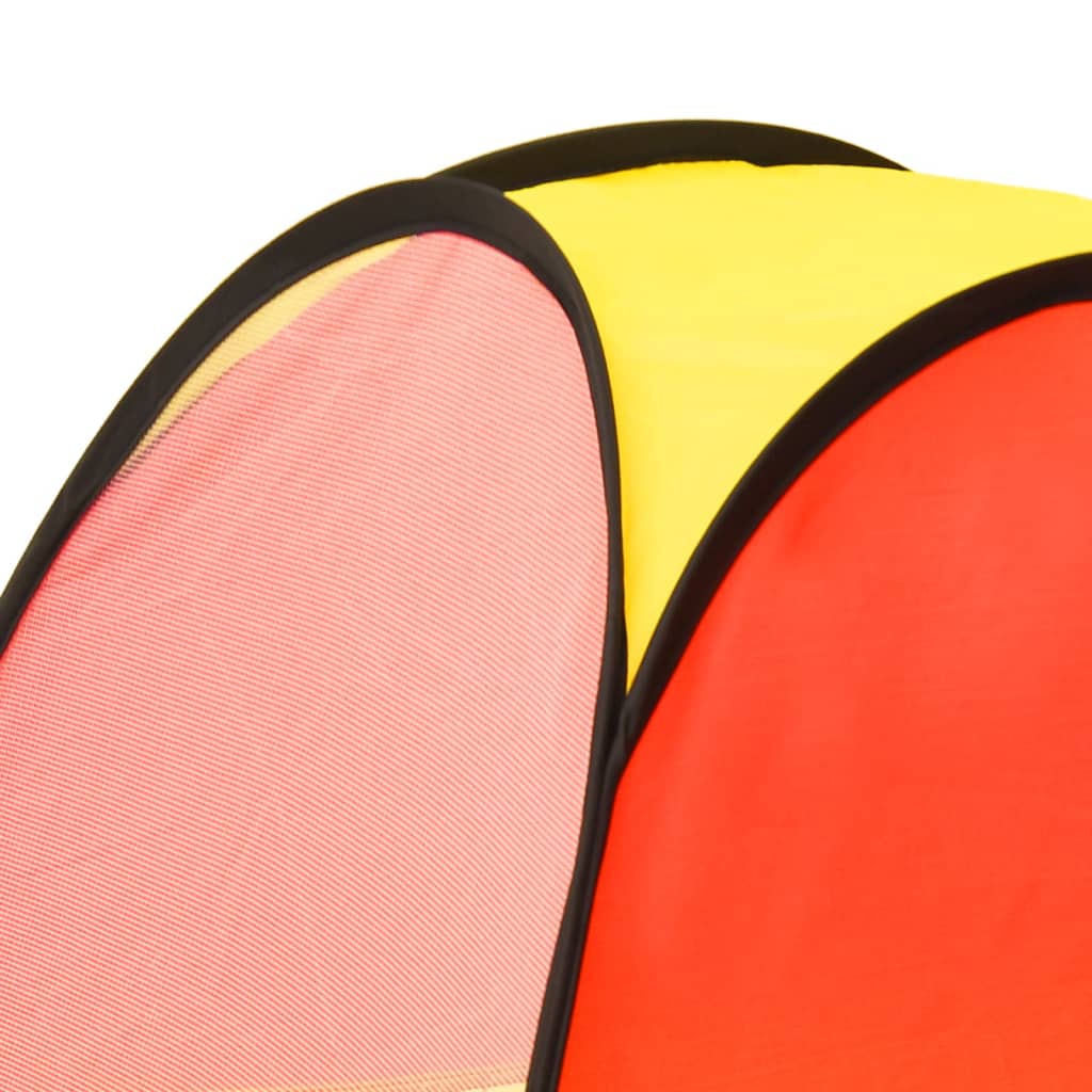 Play tent with 250 balls multicolored 255x80x100 cm