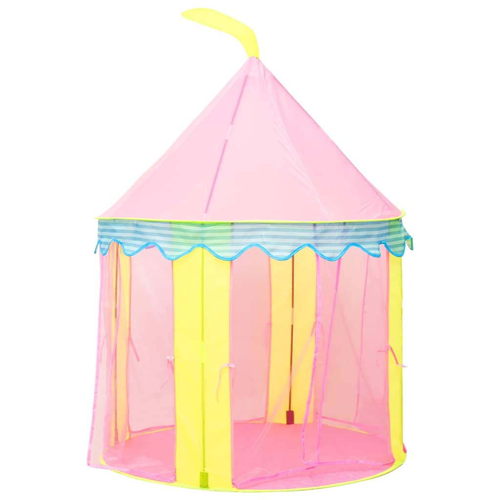 Children's play tent with 250 balls pink 100x100x127 cm