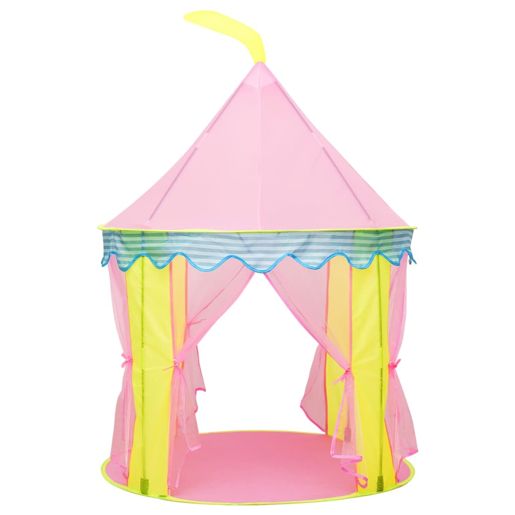 Children's play tent with 250 balls pink 100x100x127 cm