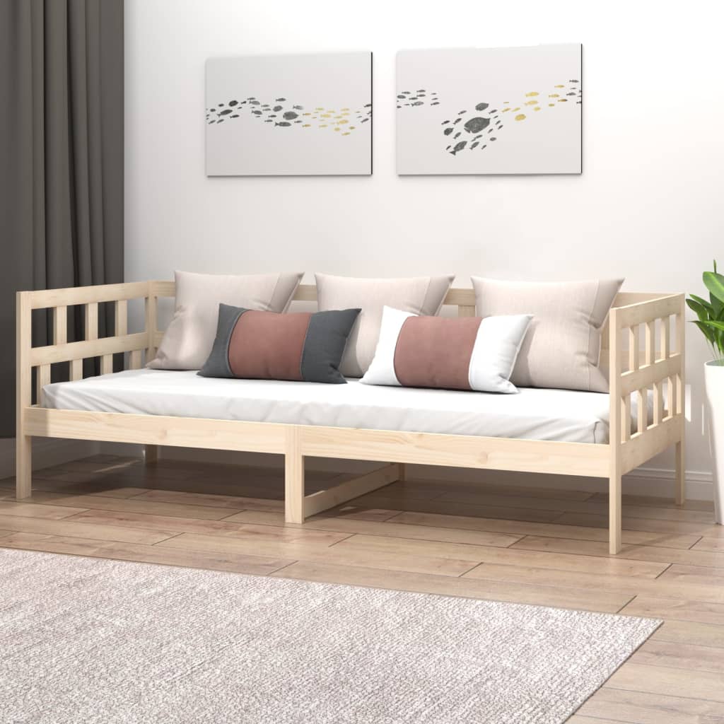 Daybed solid pine wood 90x200 cm