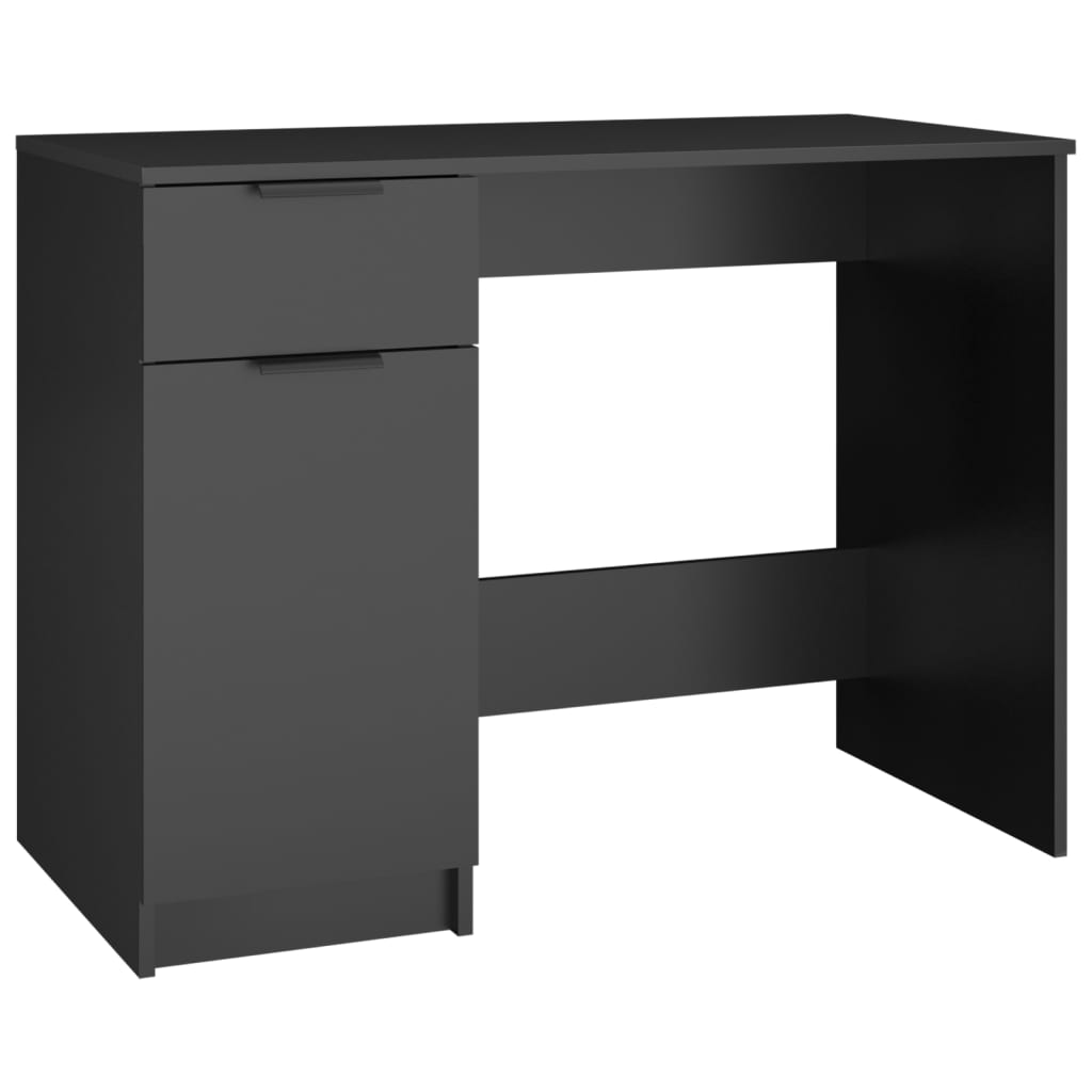 Schreibtisch Schwarz 100x50x75 cm Holzwerkstoff
