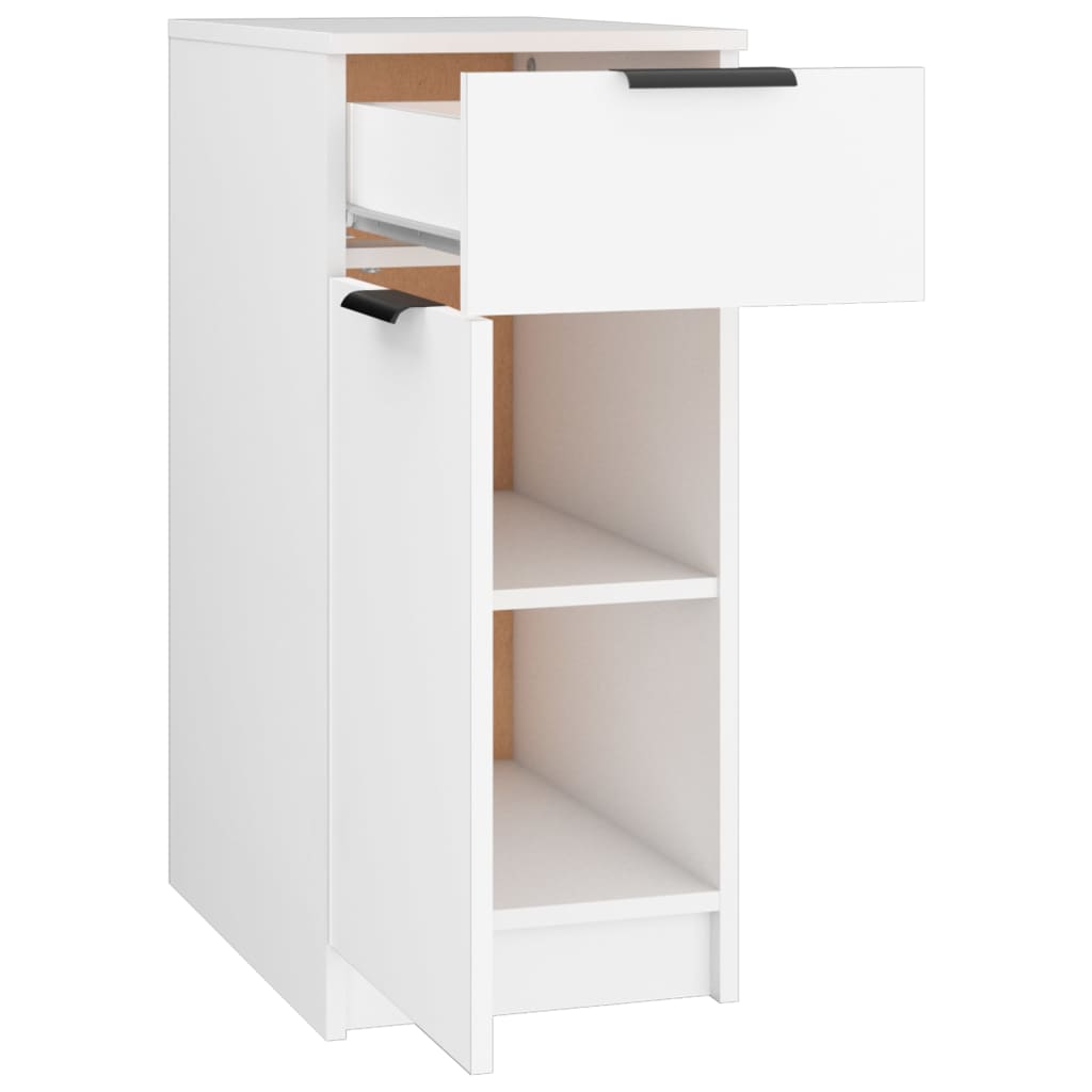 Schreibtischschrank Weiß 33,5x50x75 cm Holzwerkstoff