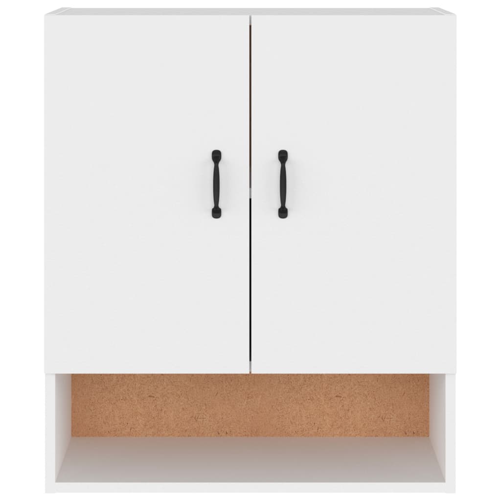 Wall cabinet white 60x31x70 cm wood material
