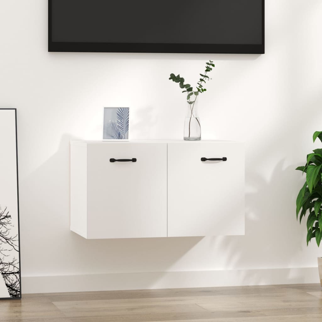 Wall cabinet white 60x36.5x35 cm made of wood