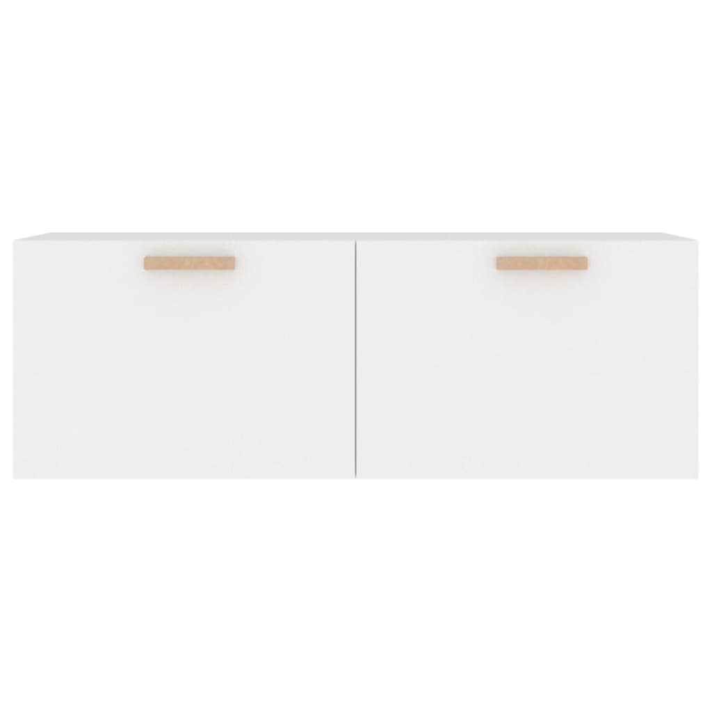 Wandschrank Weiß 100x36,5x35 cm Holzwerkstoff