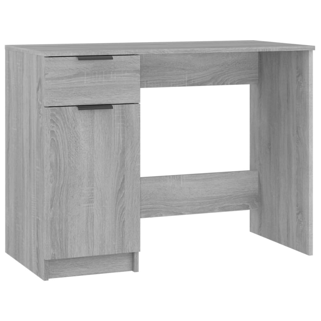 Schreibtisch Grau Sonoma 100x50x75 cm Holzwerkstoff