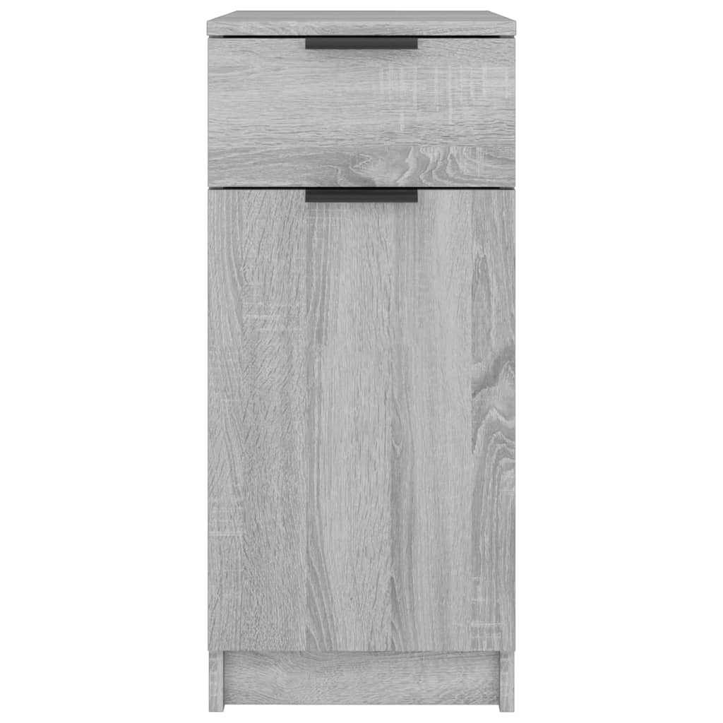Desk cabinet gray Sonoma 33.5x50x75 cm made of wood
