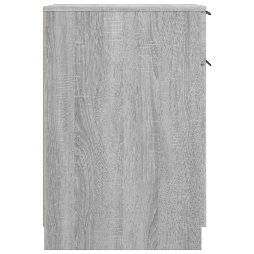 Schreibtischschrank Grau Sonoma 33,5x50x75 cm Holzwerkstoff
