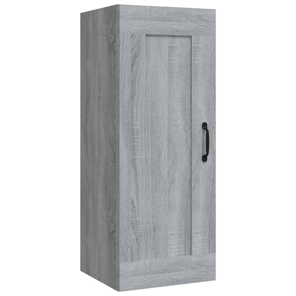 Wall cabinet gray Sonoma 35x34x90 cm made of wood