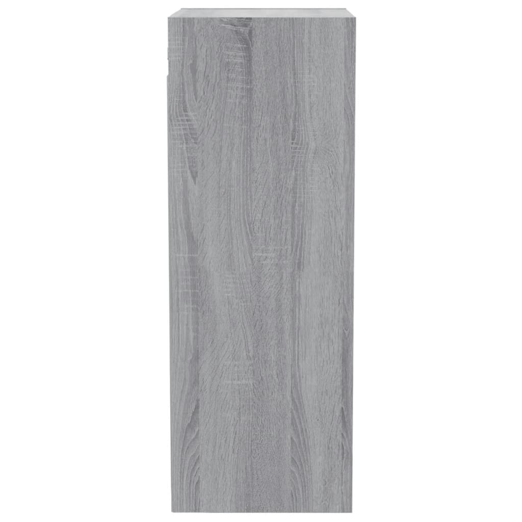 Wandschrank Grau Sonoma 34,5x32,5x90 cm Holzwerkstoff