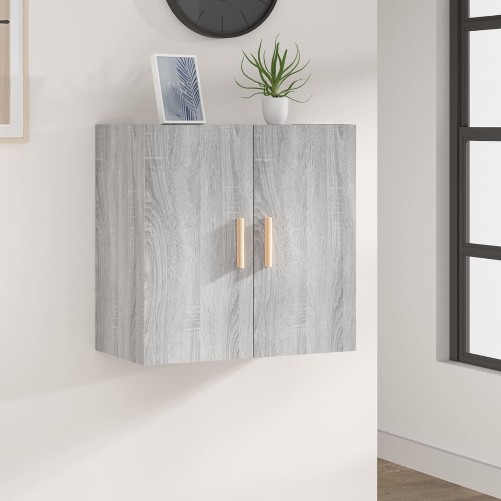 Wandschrank Grau Sonoma 60x30x60 cm Holzwerkstoff