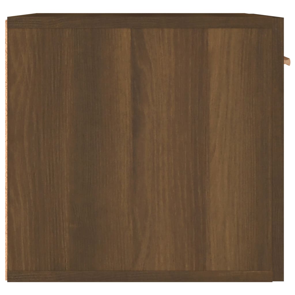 Wall cabinet brown oak look 60x36.5x35cm wood material