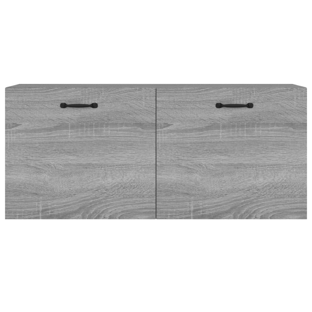 Wandschrank Grau Sonoma 80x35x36,5 cm Holzwerkstoff