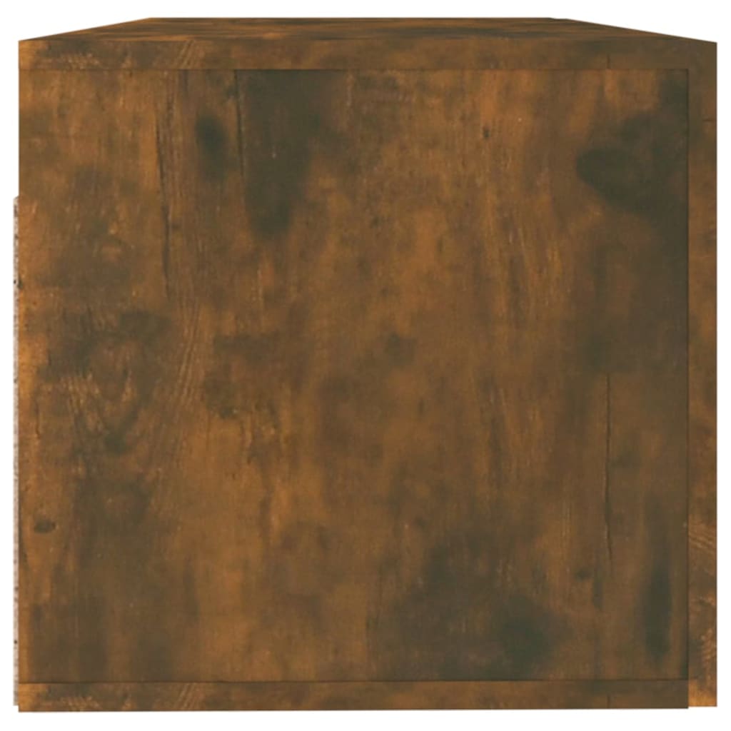 Wall cabinet smoked oak 100x36.5x35 cm wood material