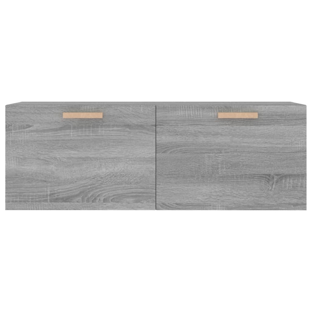 Wandschrank Grau Sonoma 100x36,5x35 cm Holzwerkstoff