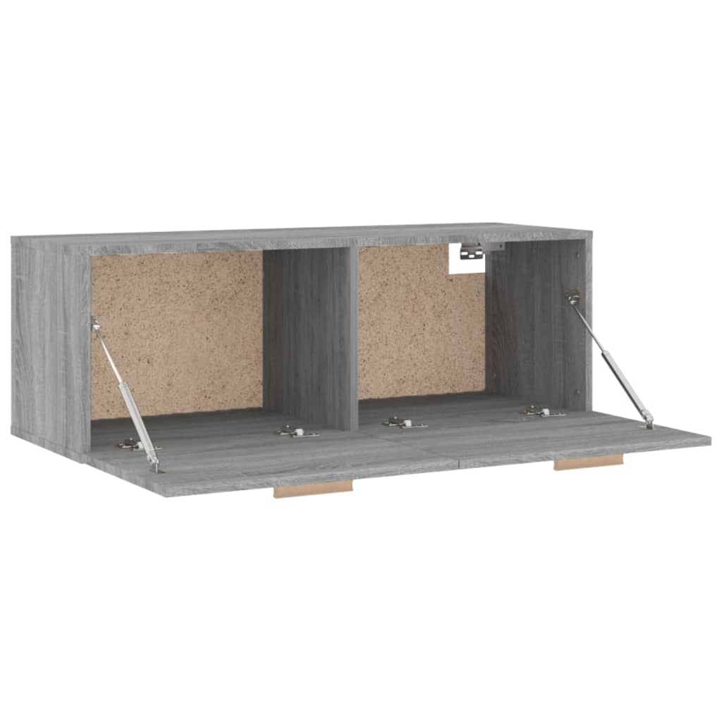 Gray Sonoma wall cabinet 100x36.5x35 cm made of wood
