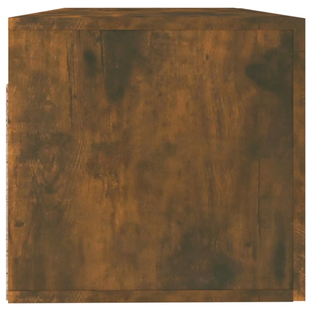 Wall cabinet smoked oak 100x36.5x35 cm wood material