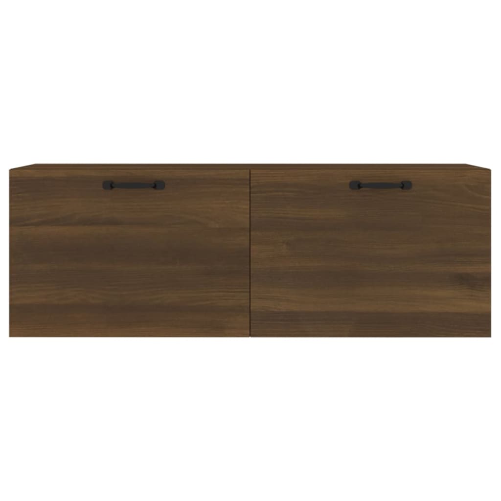 Wall cabinet brown oak look 100x36.5x35 cm wood material