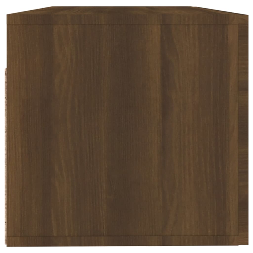 Wall cabinet brown oak look 100x36.5x35 cm wood material