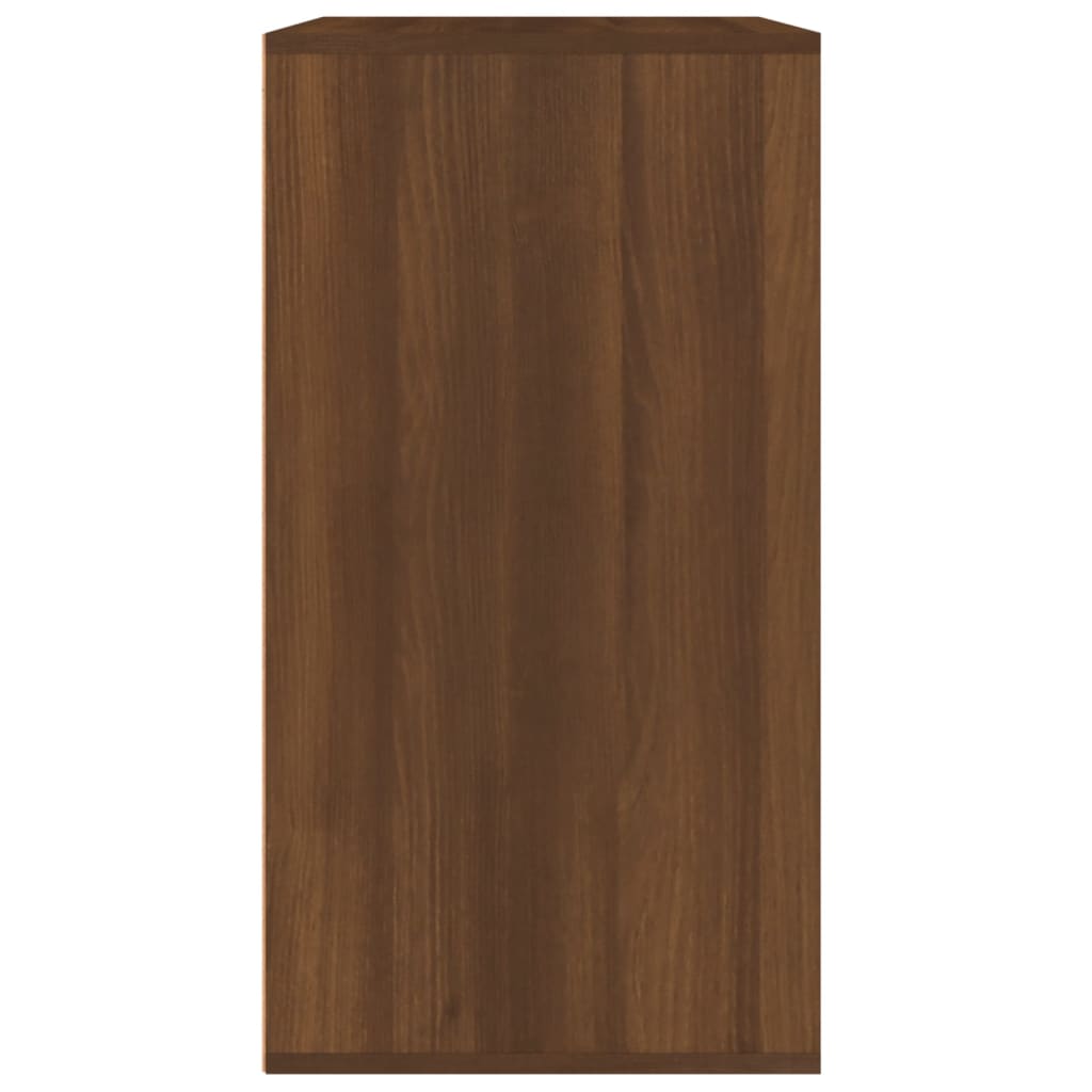 Cosmetic cabinet brown oak look 80x40x75 cm made of wood