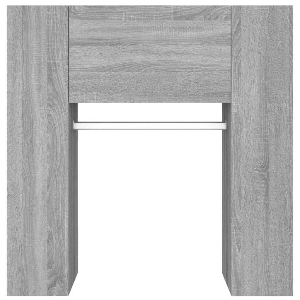 Hallway cabinet gray Sonoma 97.5x37x99 cm made of wood